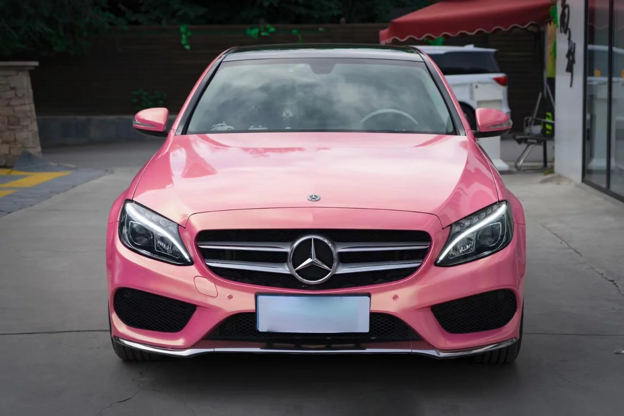 Ravoony Plus Gloss Diamond Gold Pink Vinyl Wrap review Anastasia Petrova