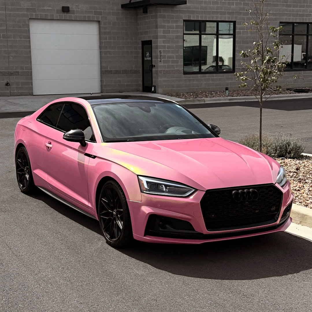 Ravoony Plus Gloss Diamond Gold Pink Vinyl Wrap review Valentina Diaz 00