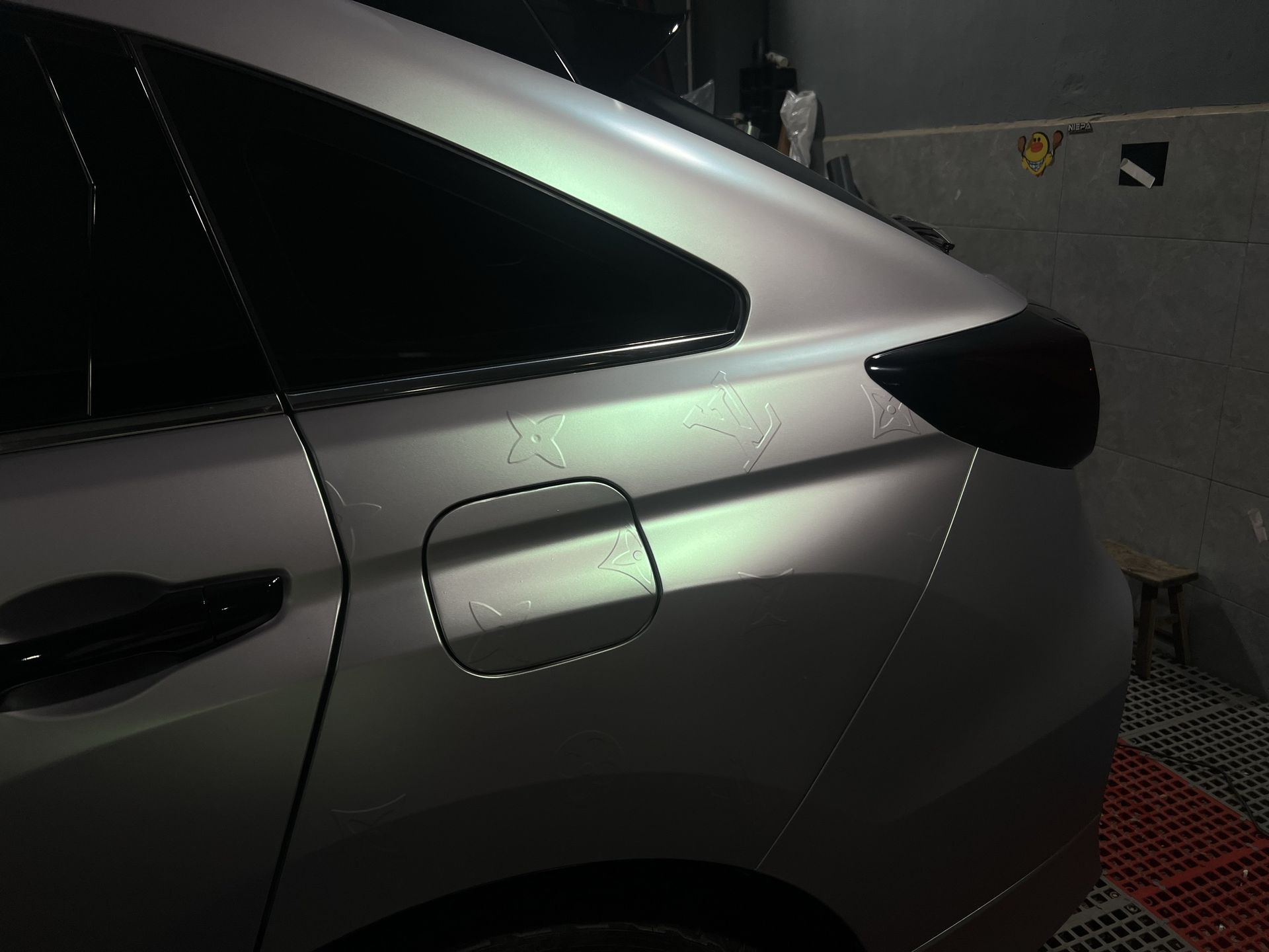 Ravoony Plus PET Matte Technological Grey To Green Car Wrap review ajfoisfkosdgvs 02