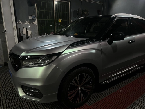 Ravoony Plus PET Matte Technological Grey To Green Car Wrap review 