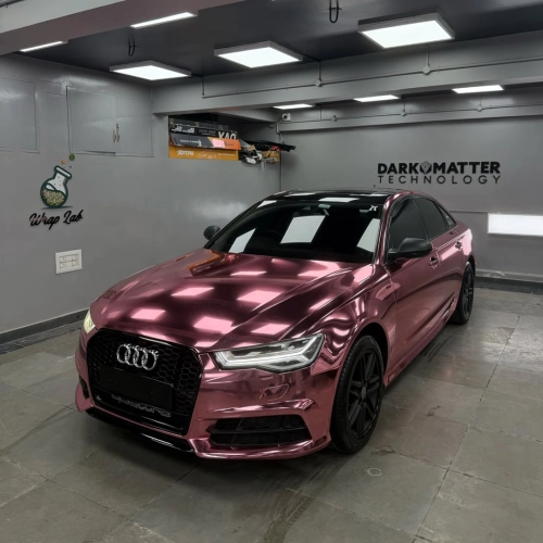 Ravoony Plus PET Rose Gold Chrome Vinyl Car Wrap review 