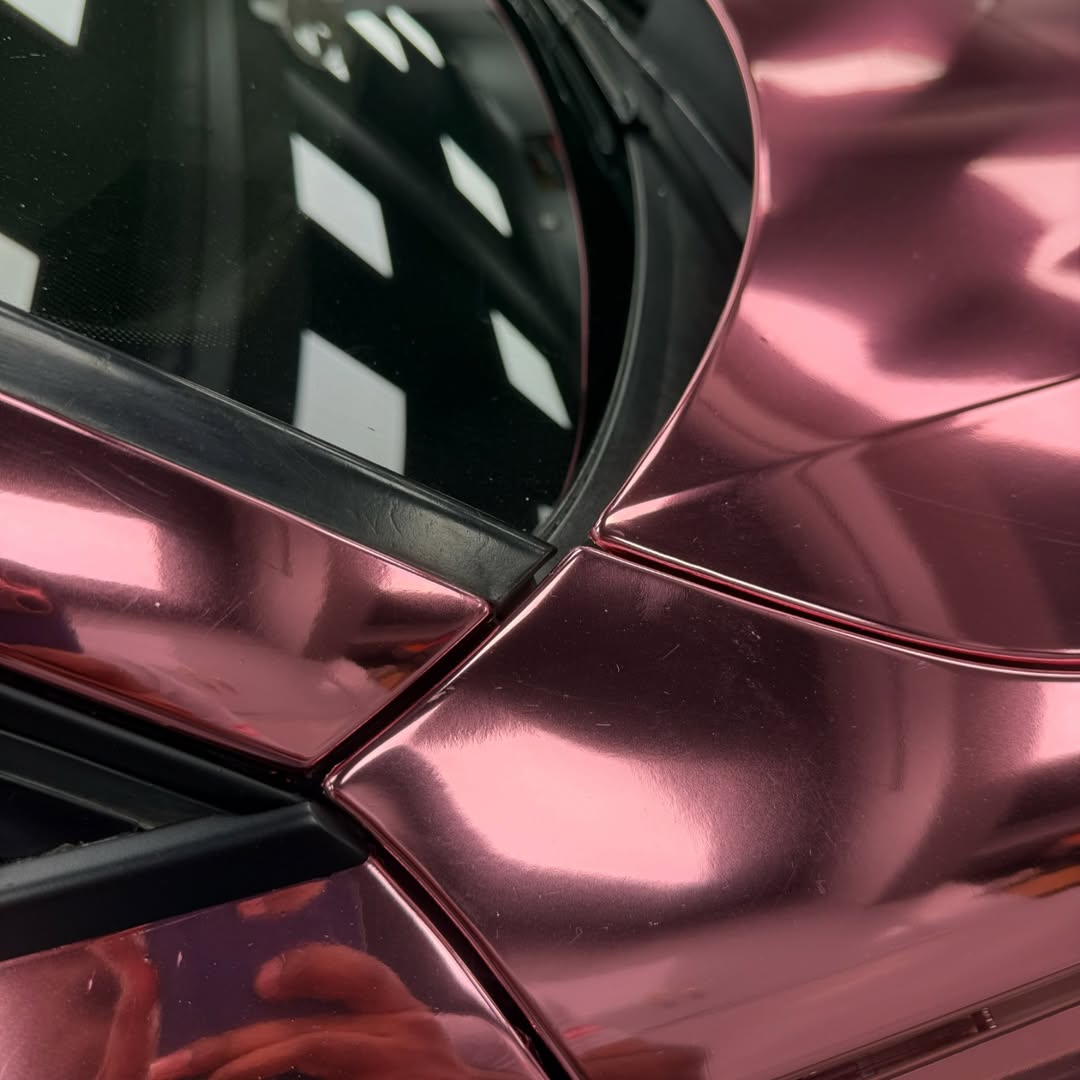 Ravoony Plus PET Rose Gold Chrome Vinyl Car Wrap review Genevieve Laurent 03