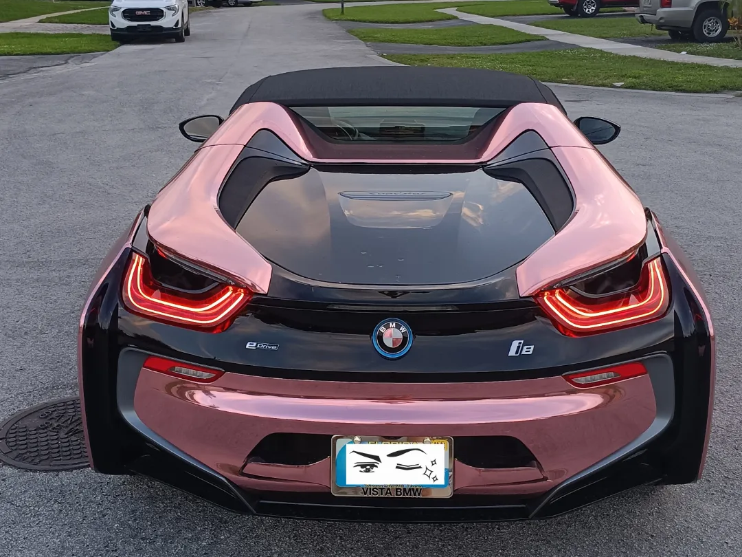 Ravoony Plus PET Rose Gold Chrome Vinyl Car Wrap review 3