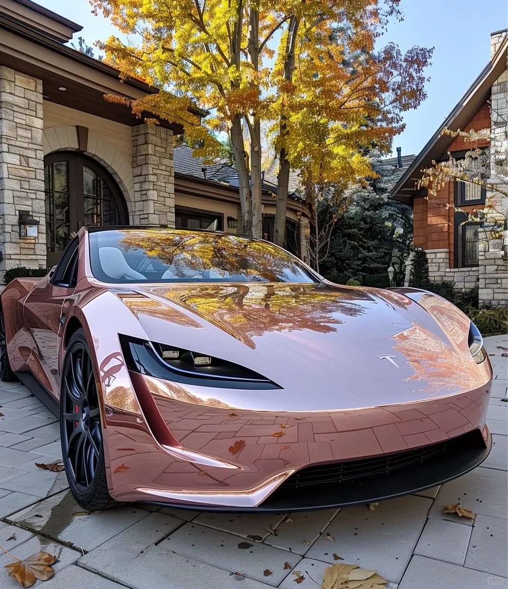 Ravoony Plus PET Rose Gold Chrome Vinyl Car Wrap review 0