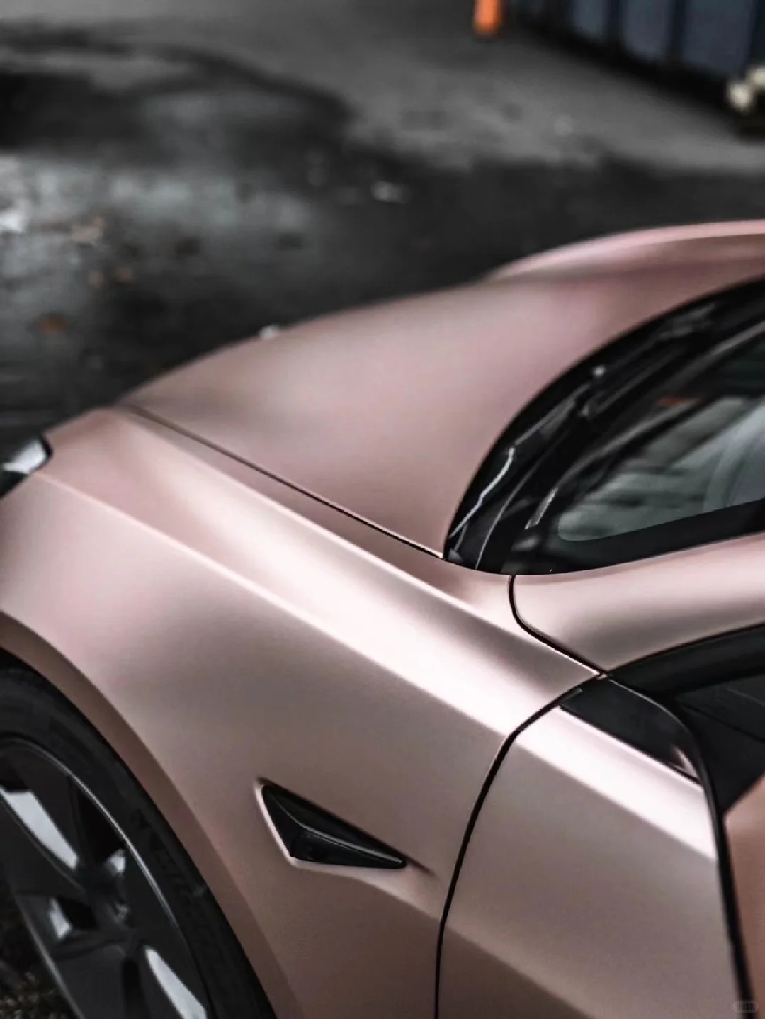 Ravoony Plus Pure Metallic Rose Gold Car Vinyl Wrap review Ezekiel Barnes 04