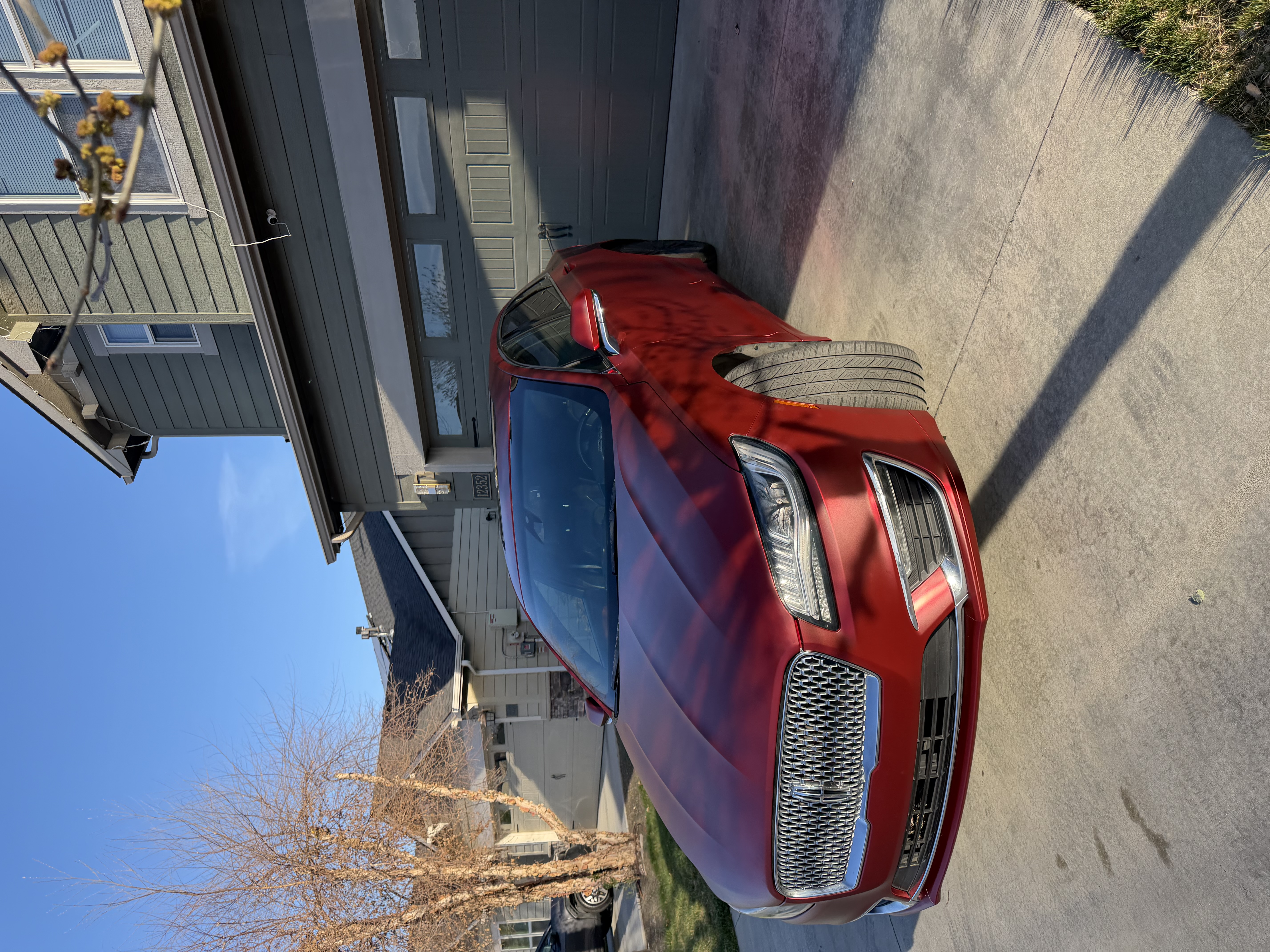 Ravoony Plus PET Matte Chrome Romanee Red Vinyl Car Wrap review SR Wraps 00