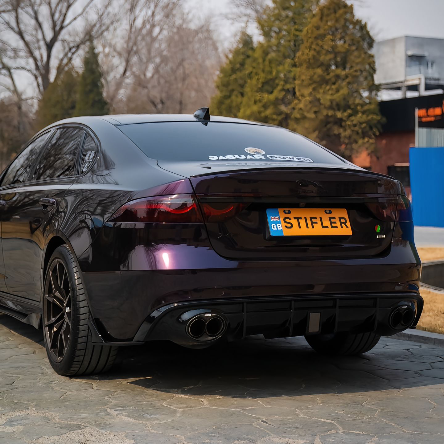 Ravoony Plus Gloss Metallic Gentian Purple Car Wrap review 4