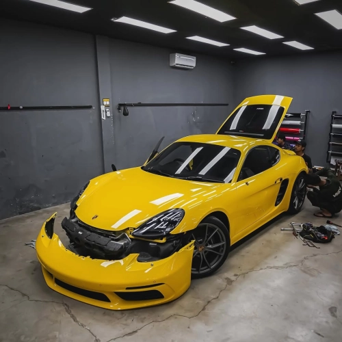 Ravoony Pro TPU Glossy Sunflower Yellow PPF Film review 