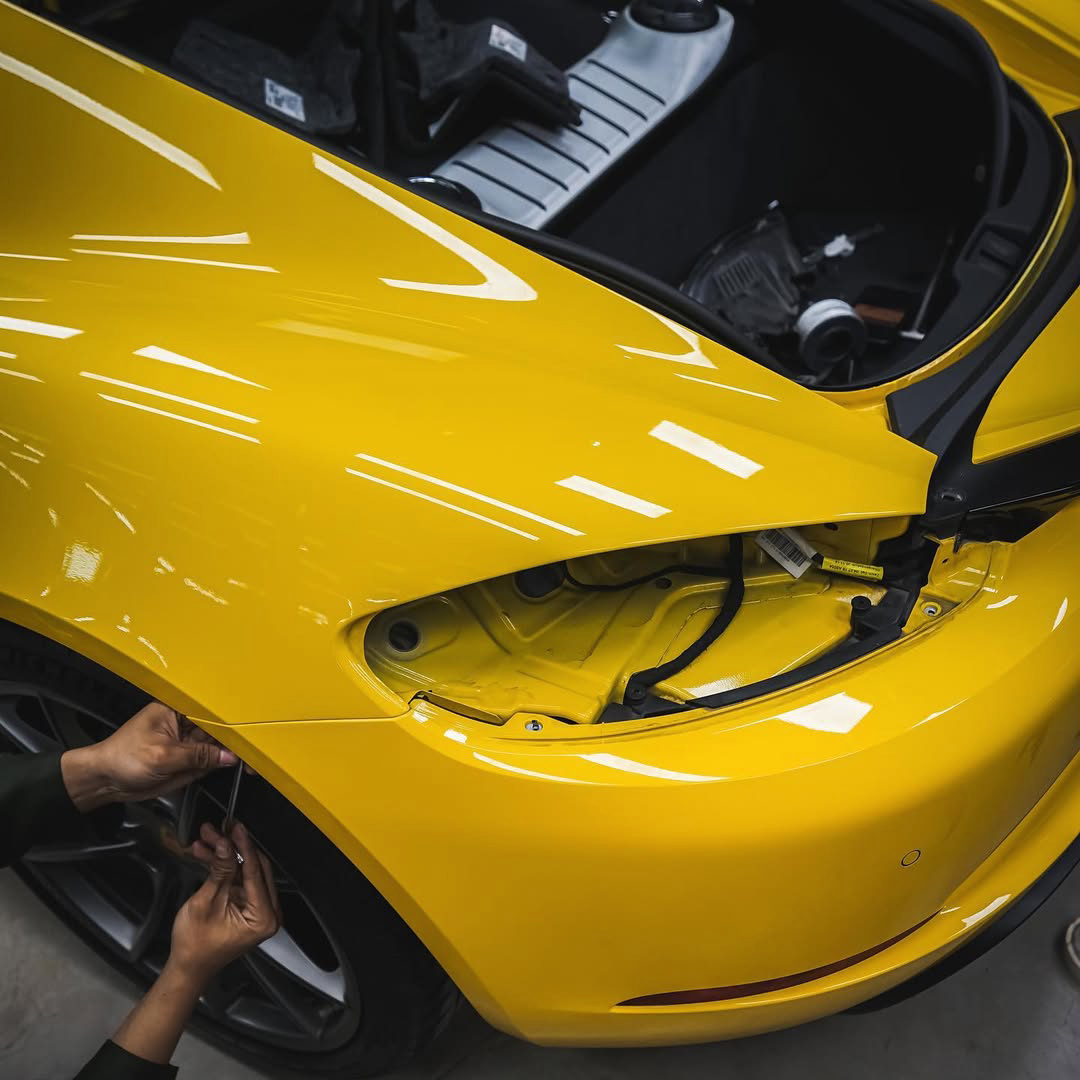 Ravoony Pro TPU Glossy Sunflower Yellow PPF Film review 1