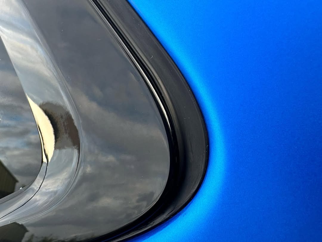 Ravoony Plus PET Satin Blue Vinyl Car Wrap review Hunter Thompson 01