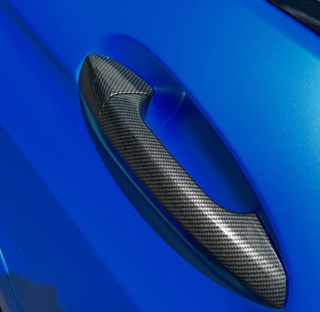 Ravoony Plus PET Satin Blue Vinyl Car Wrap review Magnolia Hayes 06