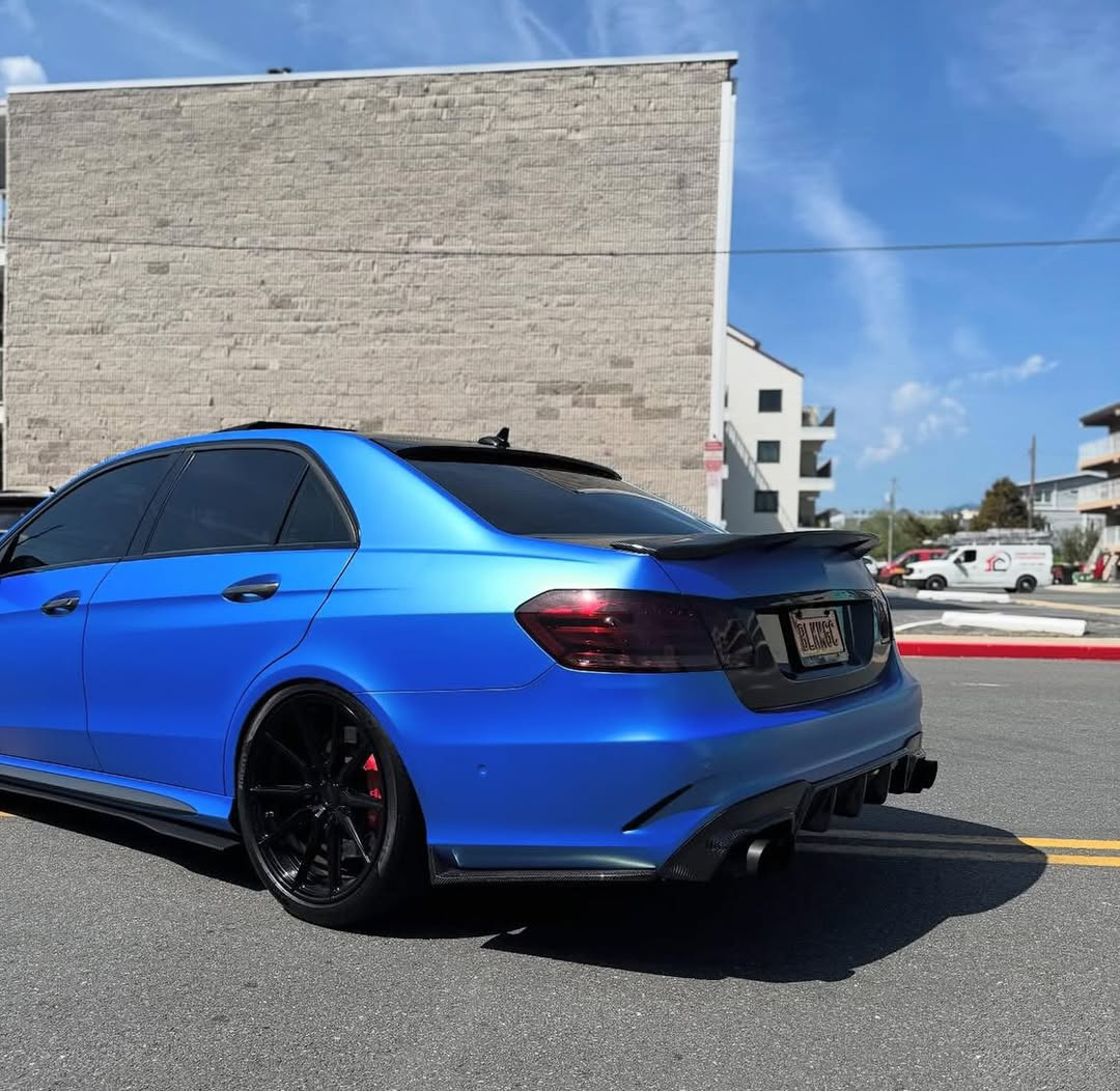 Ravoony Plus PET Satin Blue Vinyl Car Wrap review Magnolia Hayes 07