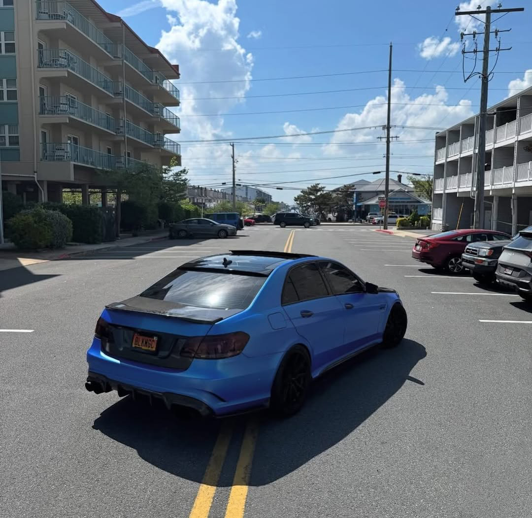 Ravoony Plus PET Satin Blue Vinyl Car Wrap review Magnolia Hayes 01