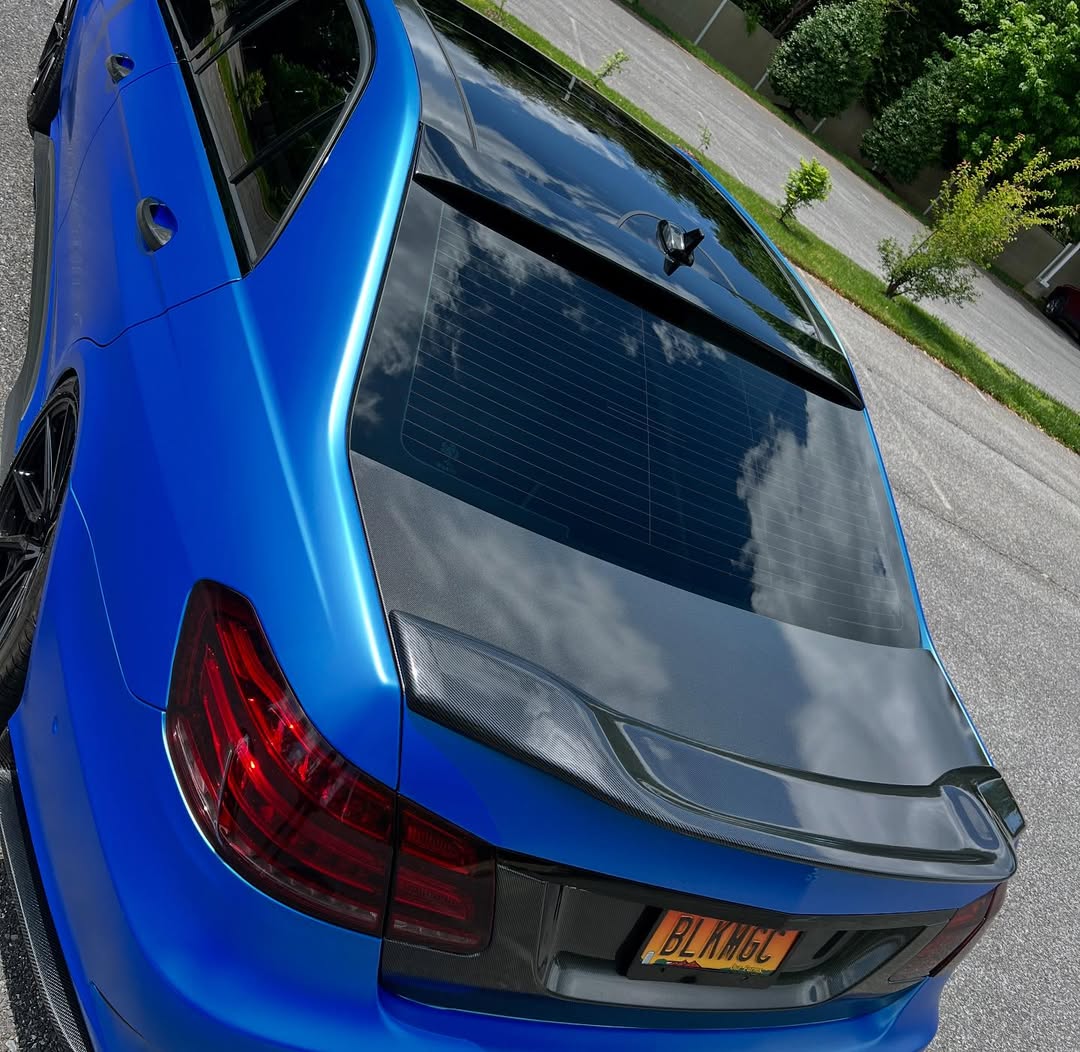 Ravoony Plus PET Satin Blue Vinyl Car Wrap review Magnolia Hayes 08