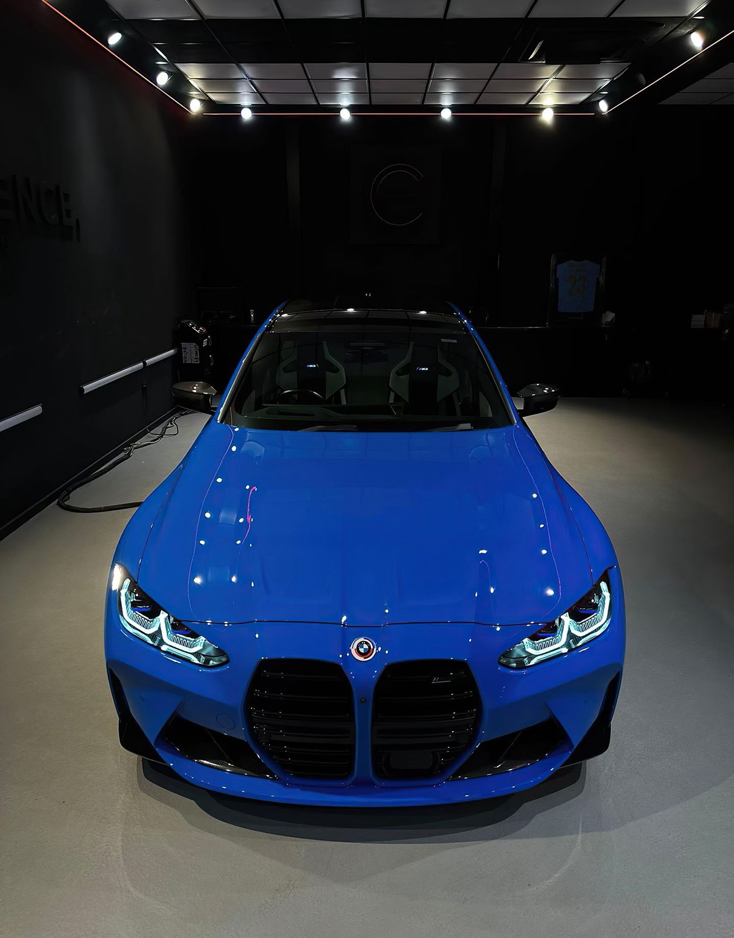Ravoony Plus PET Gloss Shark Blue Vinyl Wrap review 1