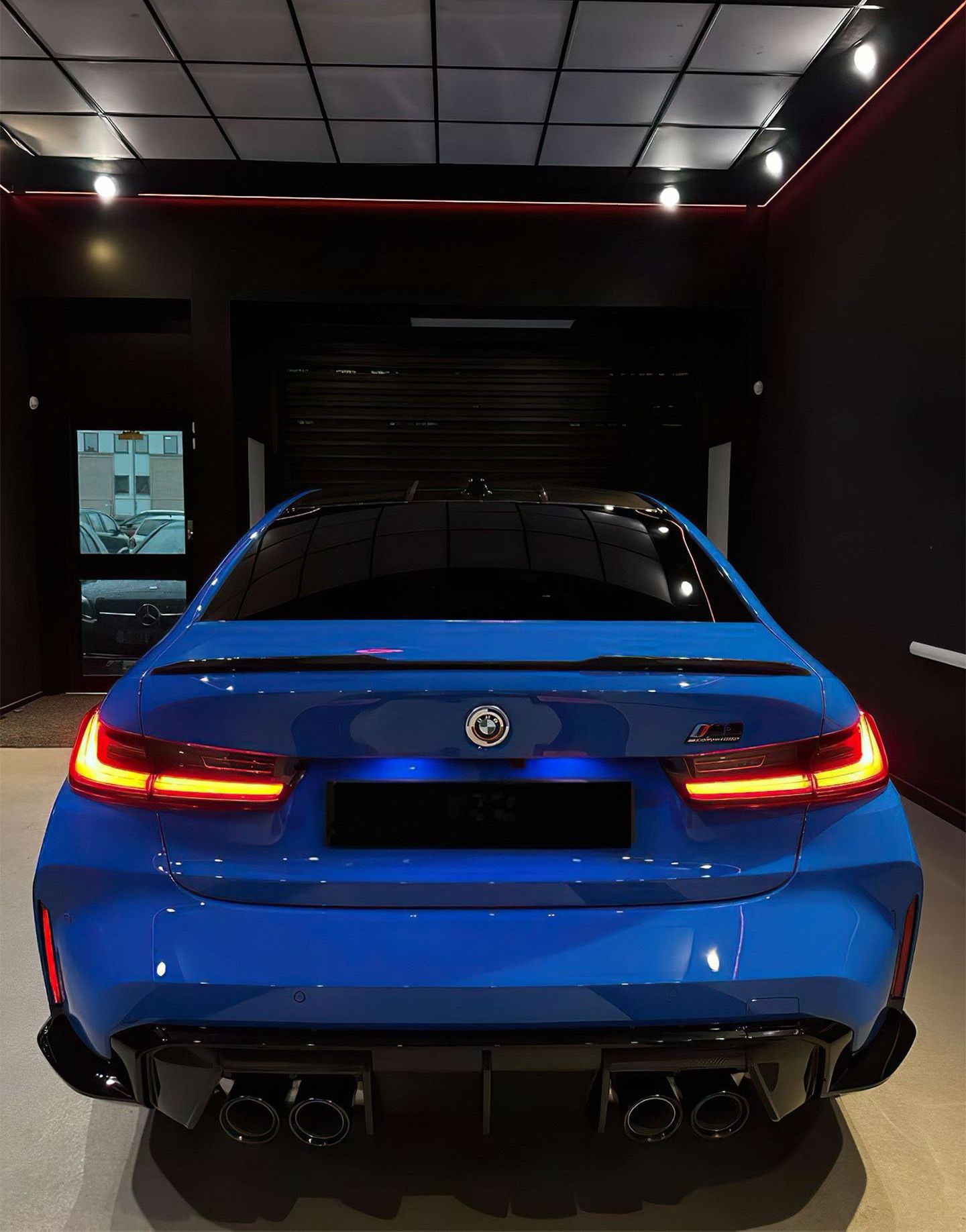 Ravoony Plus PET Gloss Shark Blue Vinyl Wrap review 7