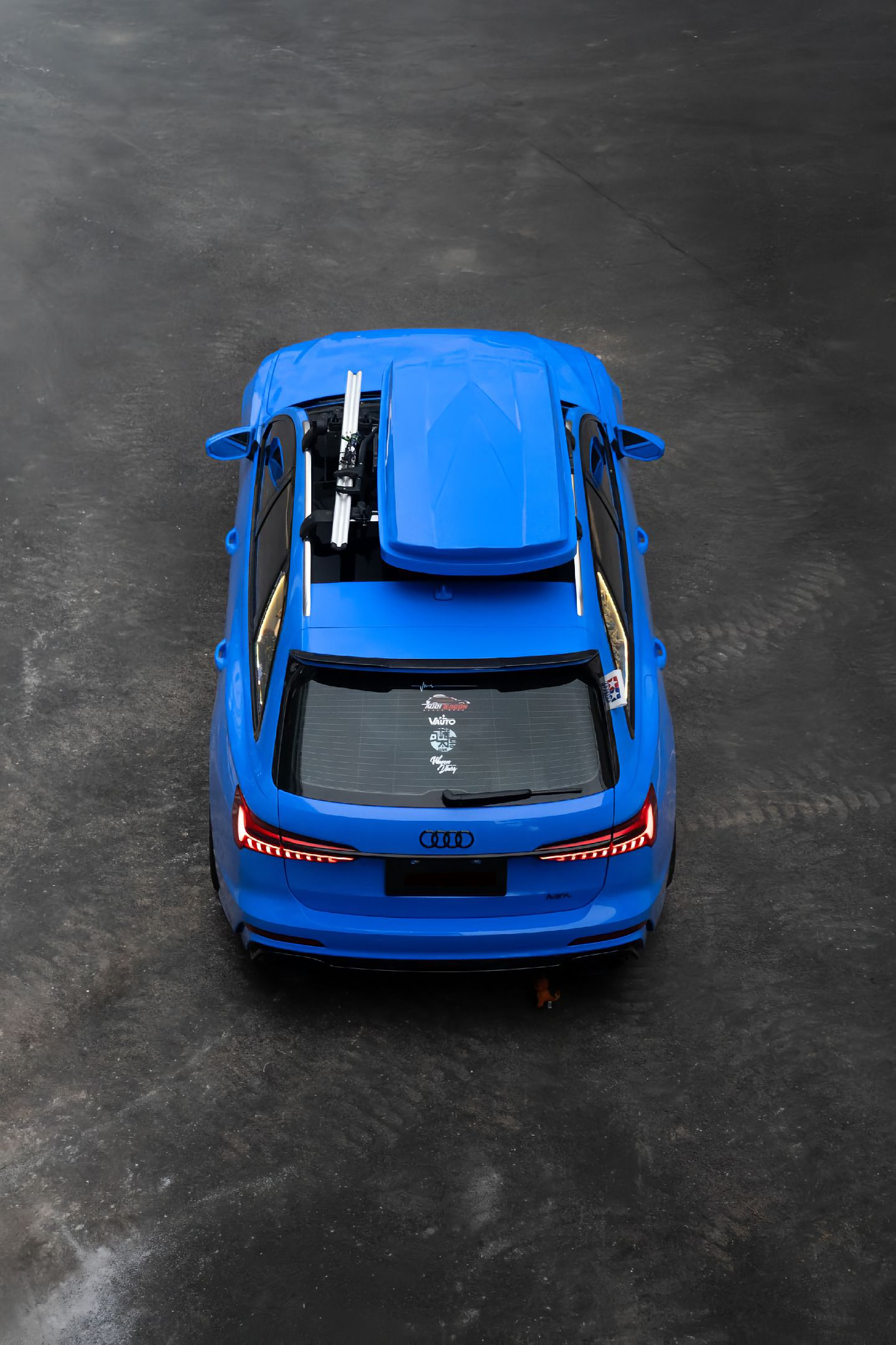 Ravoony Plus PET Gloss Shark Blue Vinyl Wrap review 2