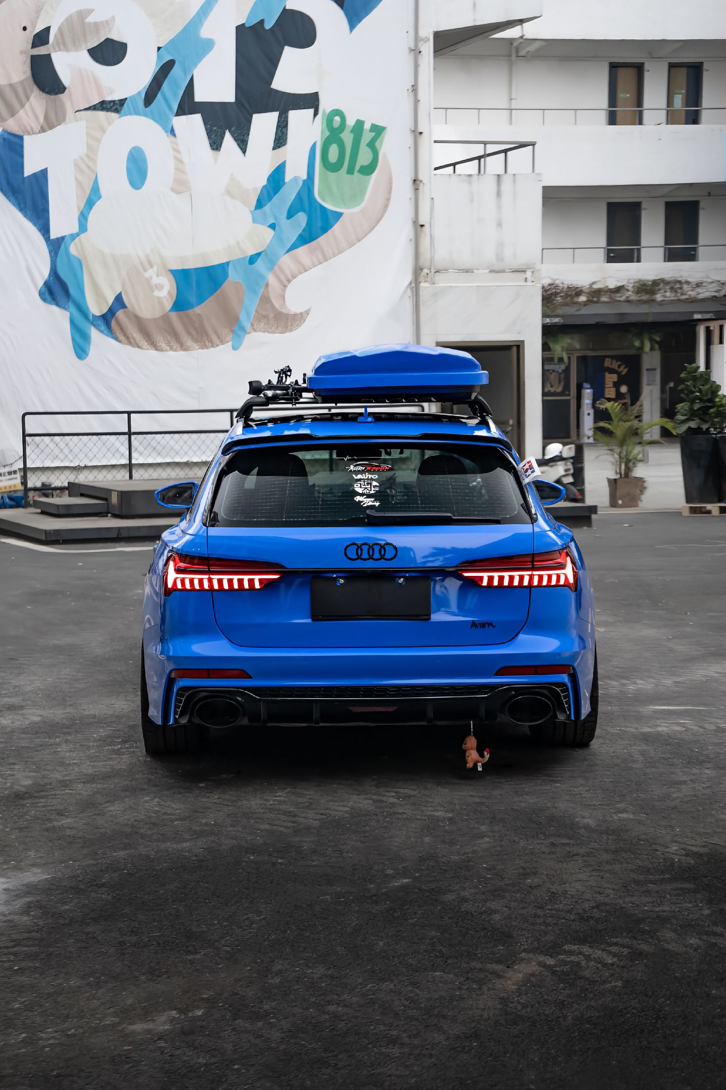Ravoony Plus PET Gloss Shark Blue Vinyl Wrap review 4