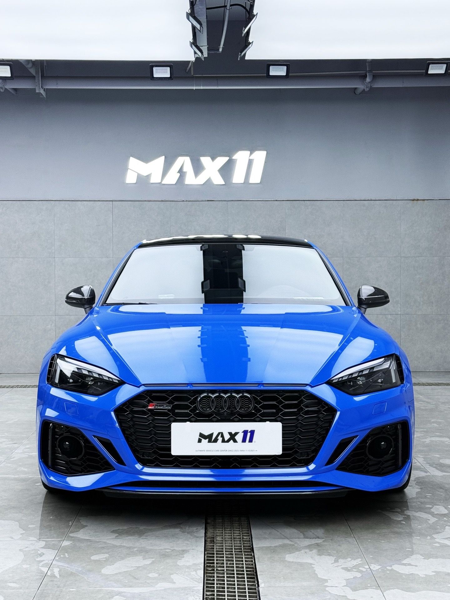 Ravoony Plus PET Gloss Shark Blue Vinyl Wrap review 3