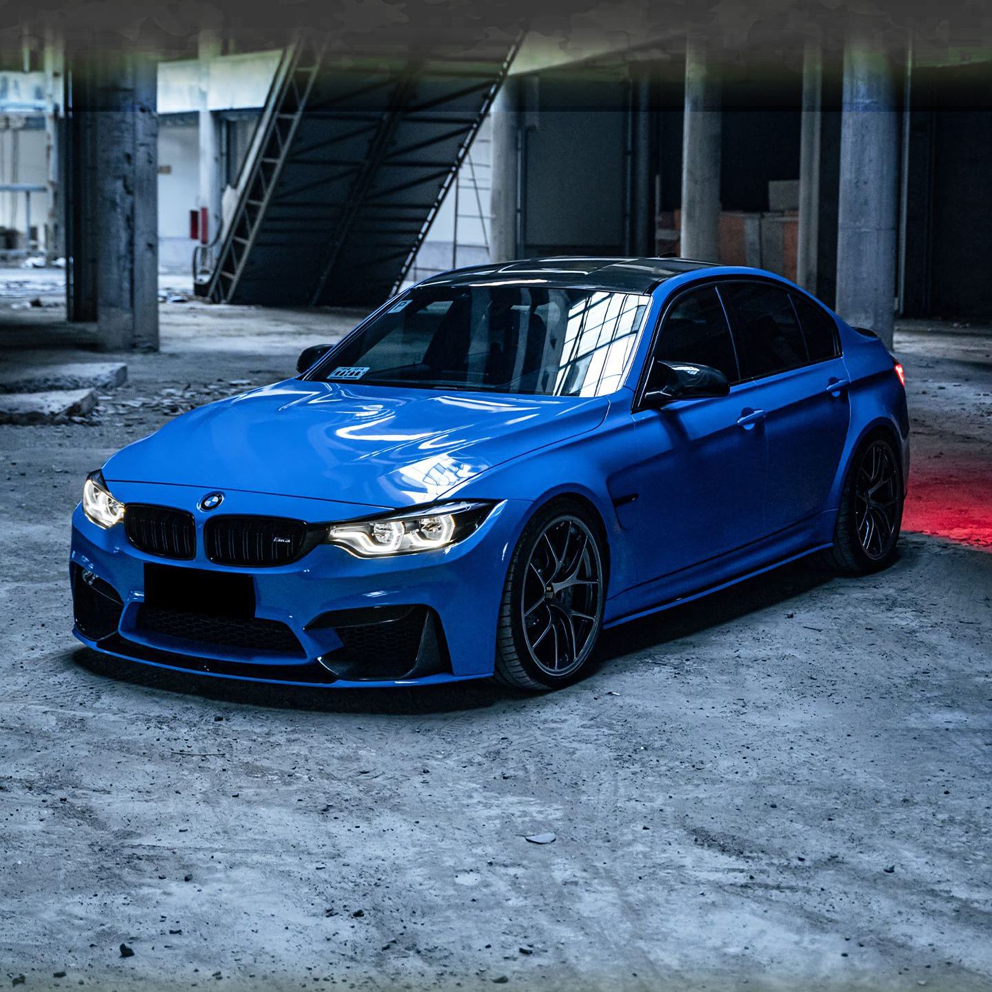 Ravoony Plus PET Gloss Shark Blue Vinyl Wrap review 0