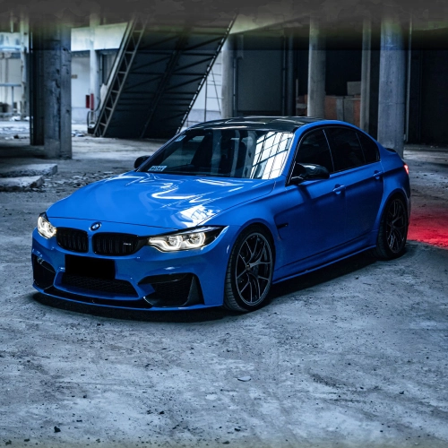 Ravoony Plus PET Gloss Shark Blue Vinyl Wrap review 
