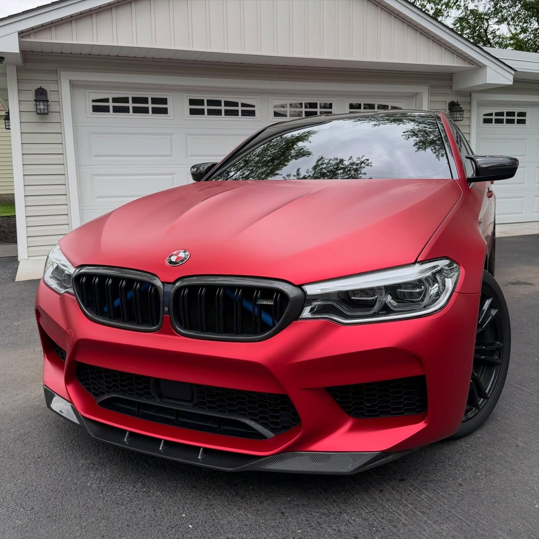 Ravoony Plus PET Matte Chrome Red Vinyl Car Wrap review Orlando Mendez 07