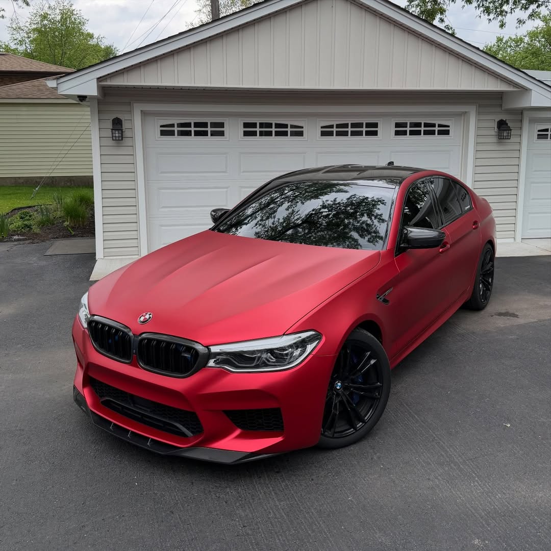Ravoony Plus PET Matte Chrome Red Vinyl Car Wrap review Orlando Mendez 00