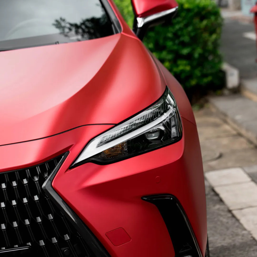 Ravoony Plus PET Matte Ceramics Red Car Vinyl Wrap review Genevieve Laurent 02