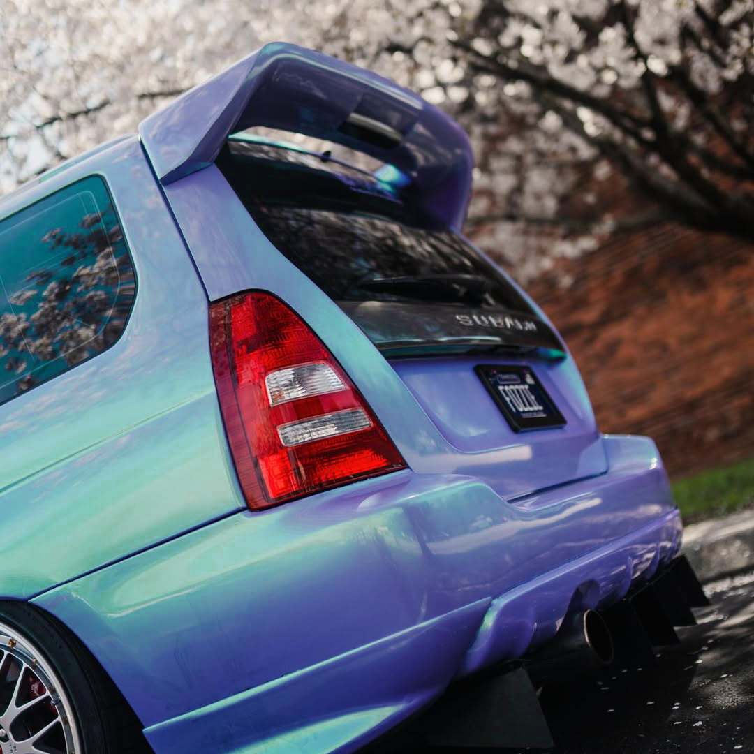 Ravoony Plus Twin Candy Purple Green Car Wrap review 0
