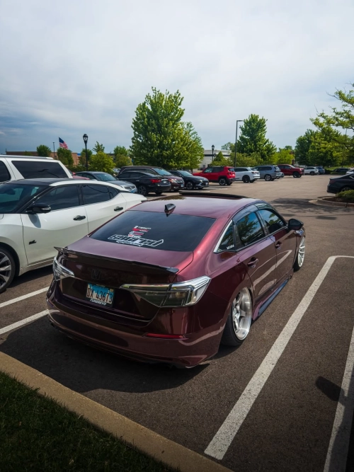 Ravoony Plus PET Gloss Glaze Black Red Vinyl Wrap review 