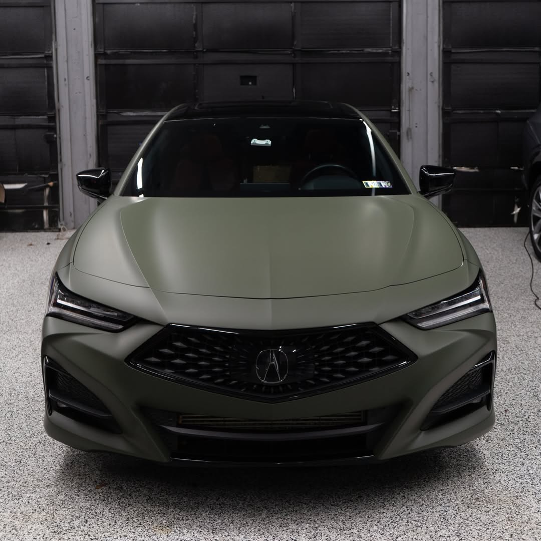 Ravoony Plus PET Matte Army Green Wrap review 2