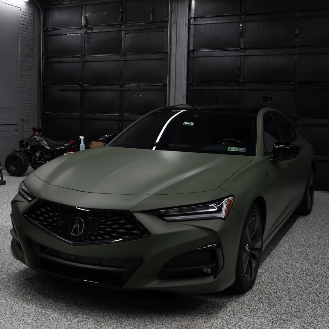 Ravoony Plus PET Matte Army Green Wrap review 1