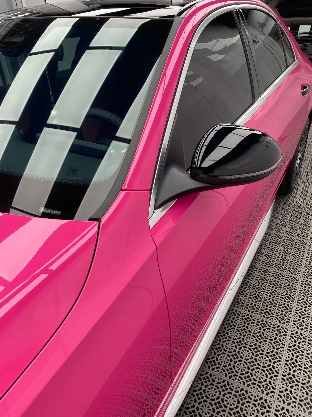 Ravoony Plus PET Gloss Beets Purple Vinyl Car Wrap review 2