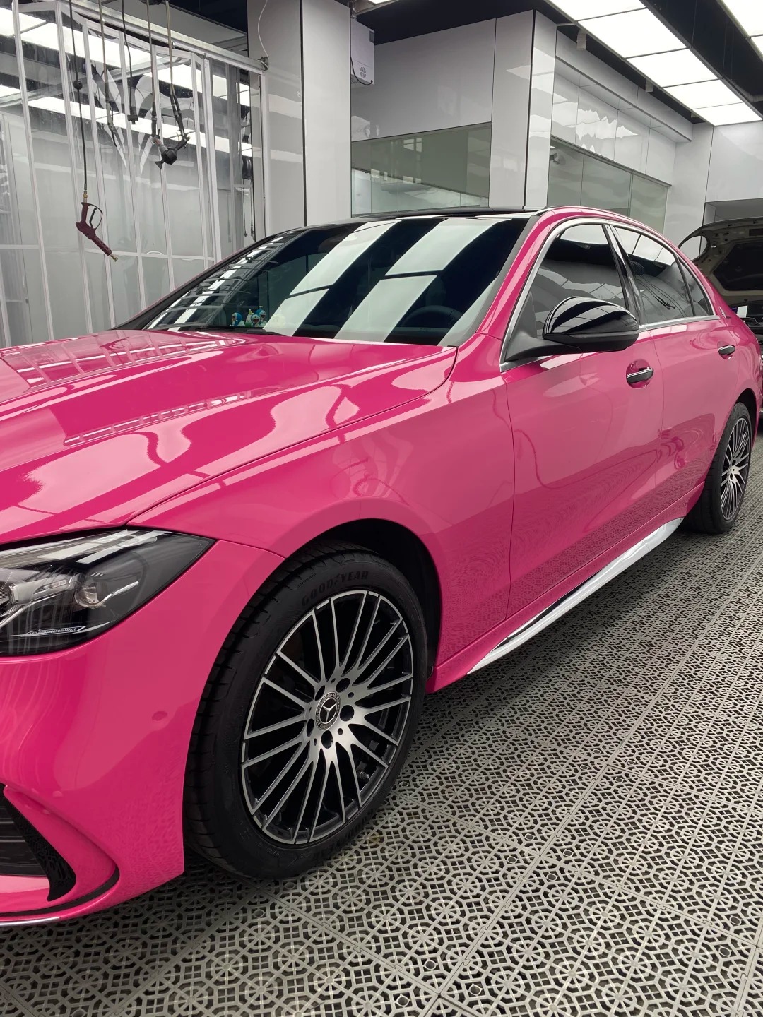Ravoony Plus PET Gloss Beets Purple Vinyl Car Wrap review 1