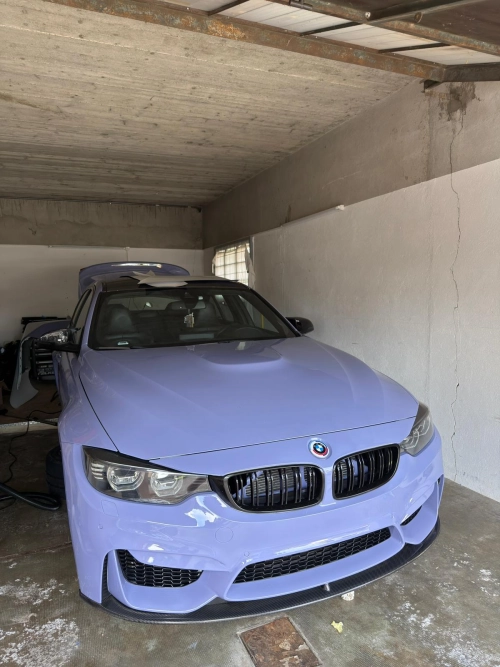 Ravoony Plus PET Gloss Victoria Purple Car Vinyl Wrap review 