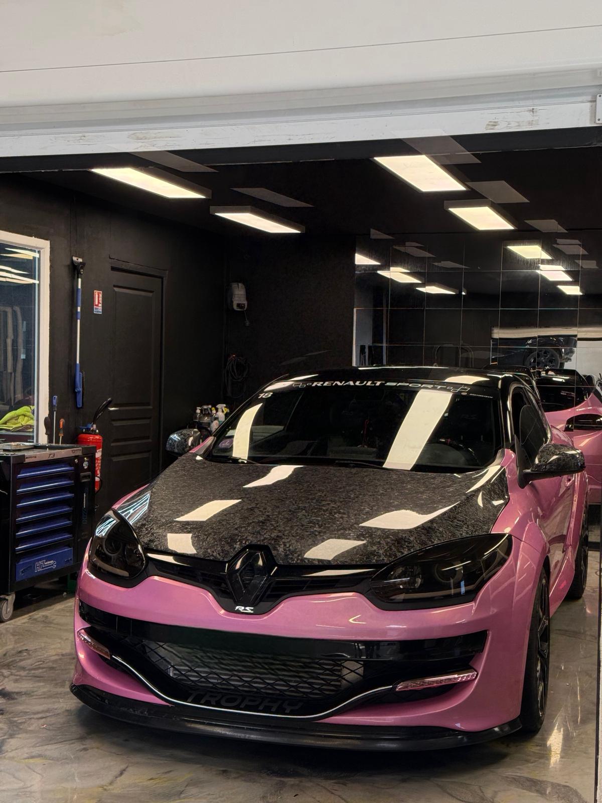 Ravoony Plus PET Glossy Laser Pink Car Vinyl Wrap review Lucas 00