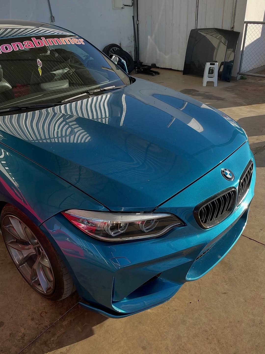 Ravoony Plus PET Glossy Long Beach Blue Car Vinyl Wrap review Shaun Peterson 05