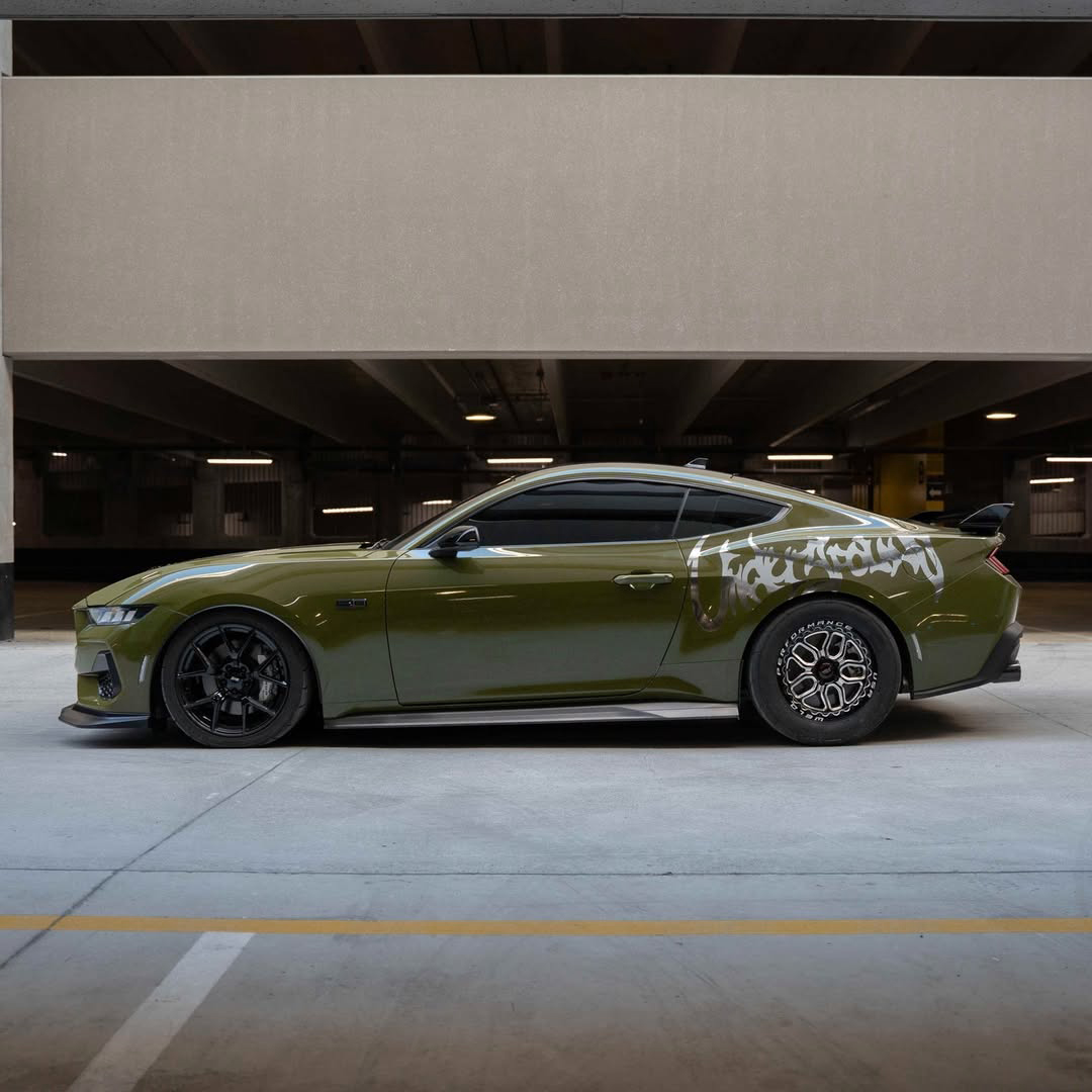 Ravoony Plus PET Audi Gloss Army Green Vinyl Car Wrap review 7