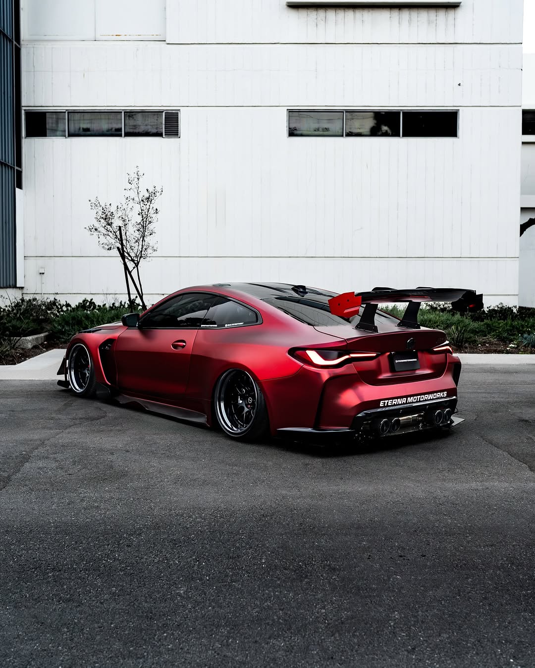 Ravoony Plus PET Matte Chrome Romanee Red Vinyl Car Wrap review 1