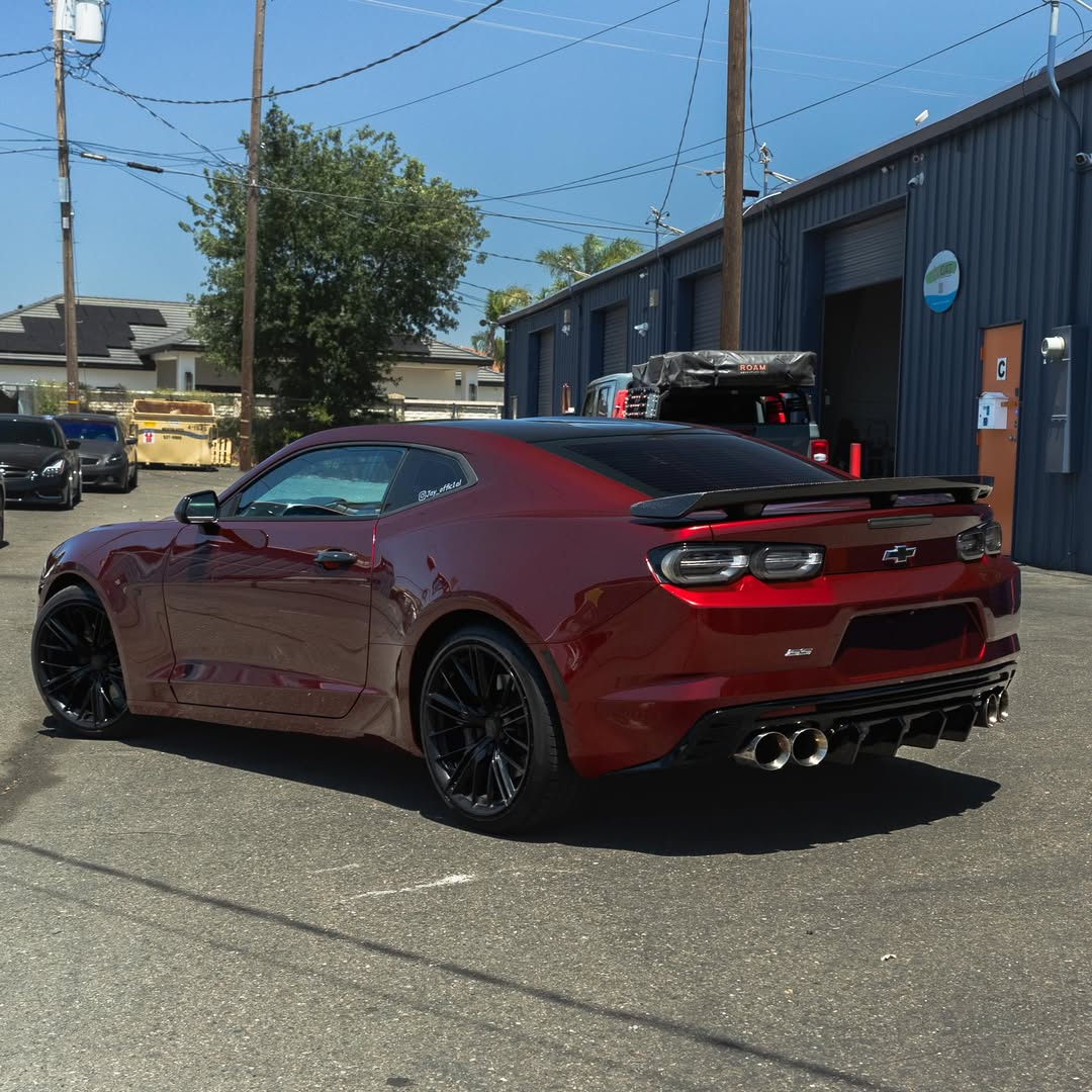 Ravoony Plus PET Liquid Metallic Dragon Blood Red Vinyl Car Wrap review 2