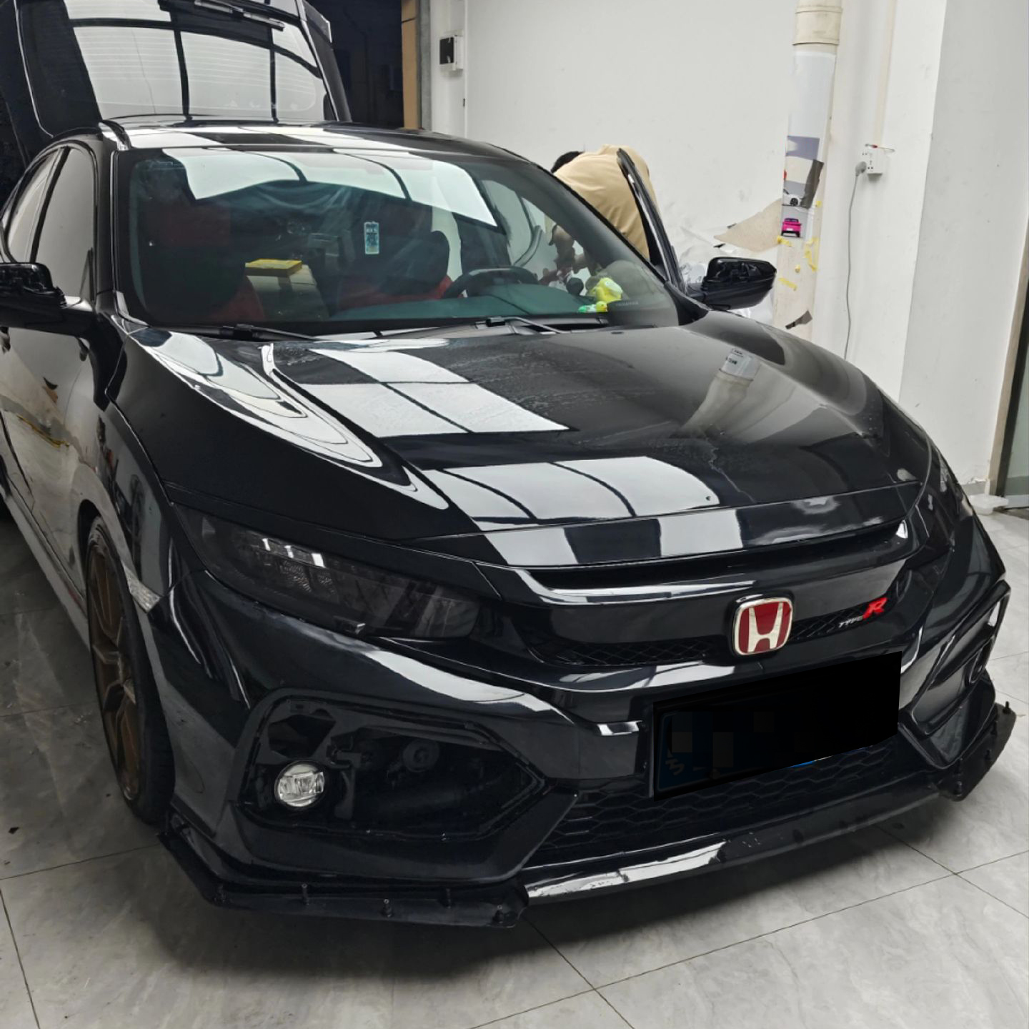 Ravoony Basic PET Gloss Metallic Ryan Green Car Wrap review 0