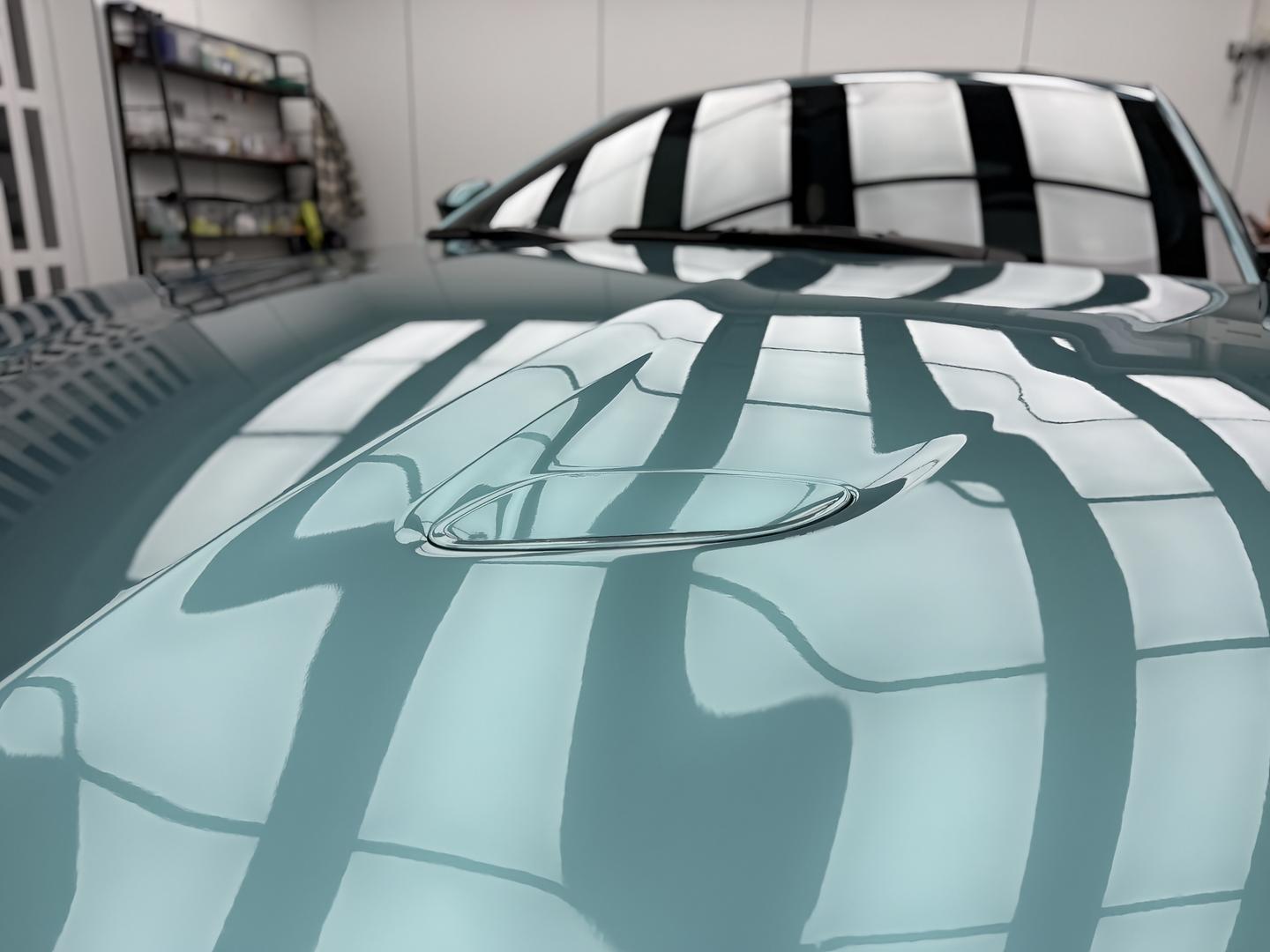 Ravoony Basic PET Gloss Metallic Ryan Green Car Wrap review 1