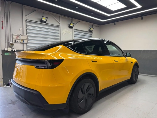 Ravoony Plus Glossy Metallic Yellow Car Wrap review 