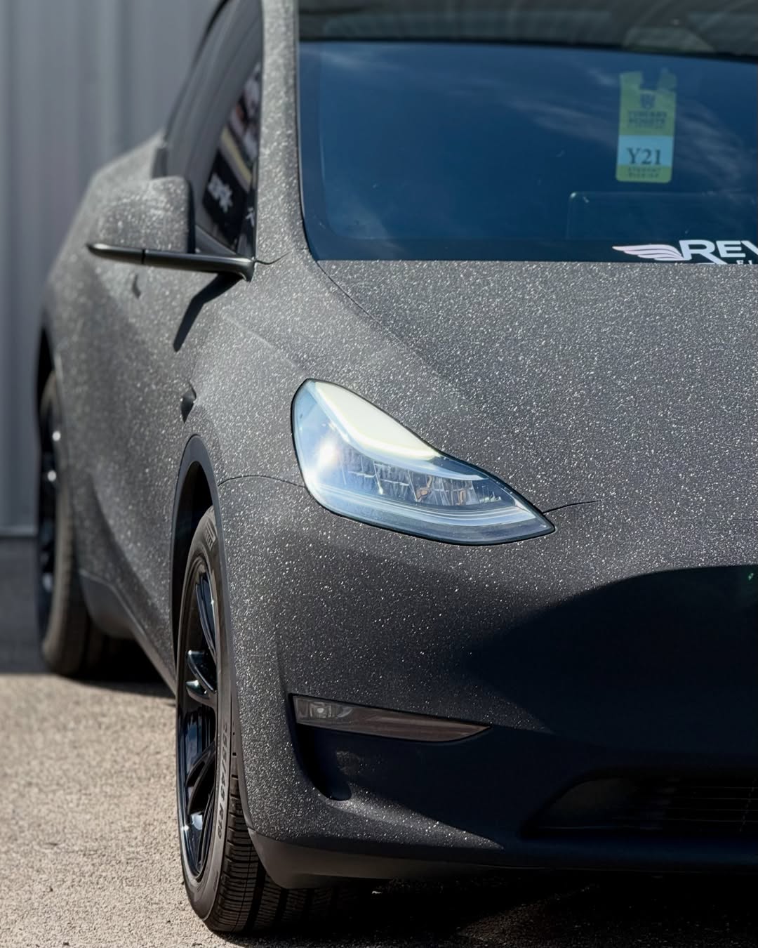 Ravoony Plus PET Super Glitter Black Car Vinyl Wrap review Jake Sullivan 02