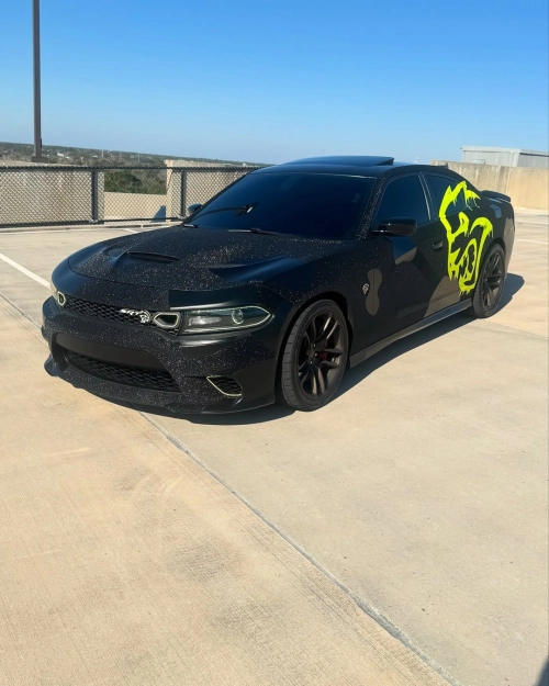 Ravoony Plus PET Super Glitter Black Car Vinyl Wrap review 