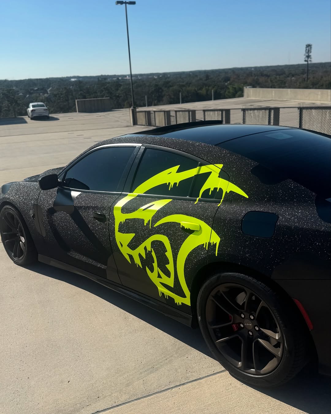 Ravoony Plus PET Super Glitter Black Car Vinyl Wrap review Nathan Collins 04