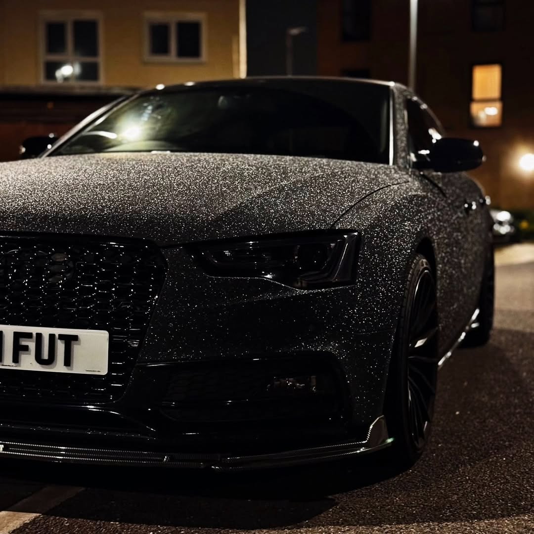Ravoony Plus PET Super Glitter Black Car Vinyl Wrap review Ryan Cooper 02