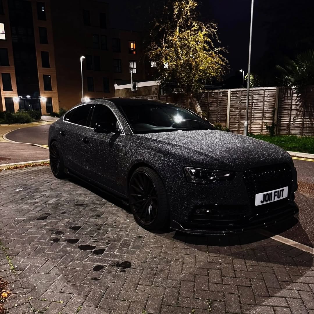 Ravoony Plus PET Super Glitter Black Car Vinyl Wrap review Ryan Cooper 01