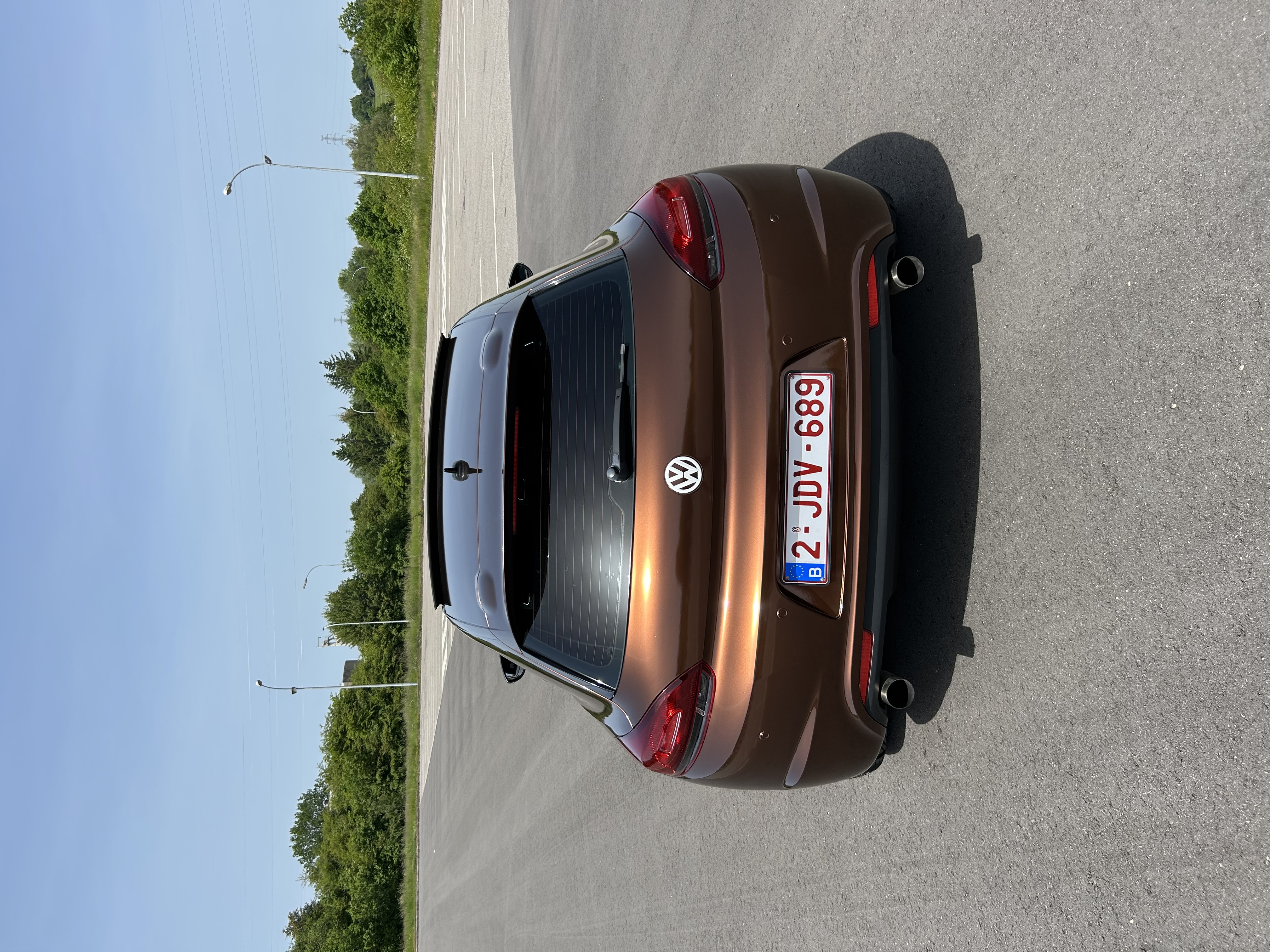 Ravoony Plus PET Glossy Metallic Copper Car Wrap review Leandre Lomry 00