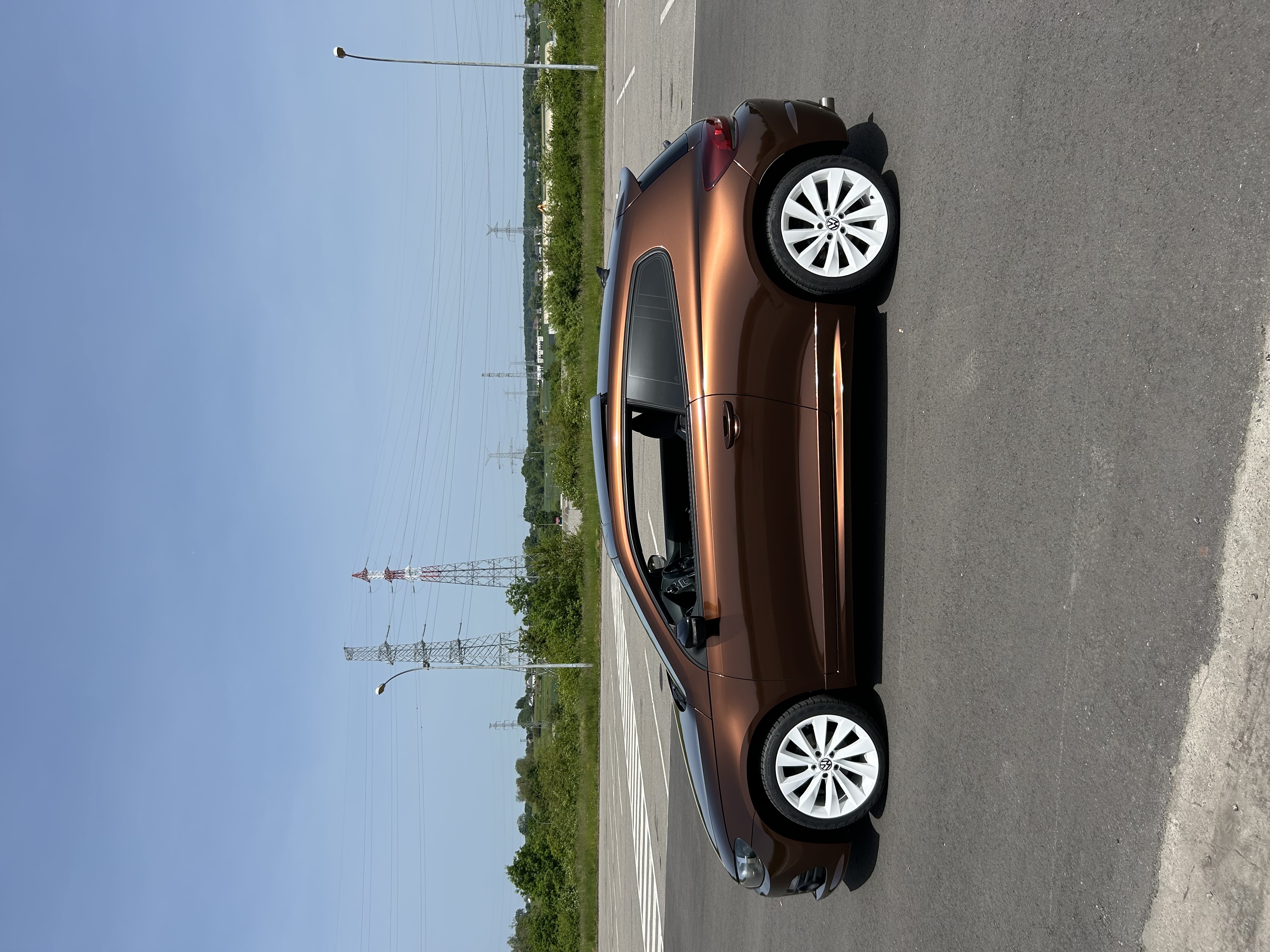 Ravoony Plus PET Glossy Metallic Copper Car Wrap review Leandre Lomry 04